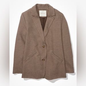 American Eagle oversized plaid blazer Size Medium